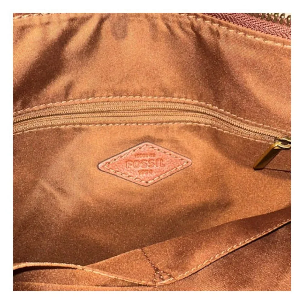 Fossil Saddle Brown Handbag - Picture 3 of 10